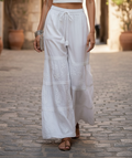 Chikankari Garara Pure Cotton White